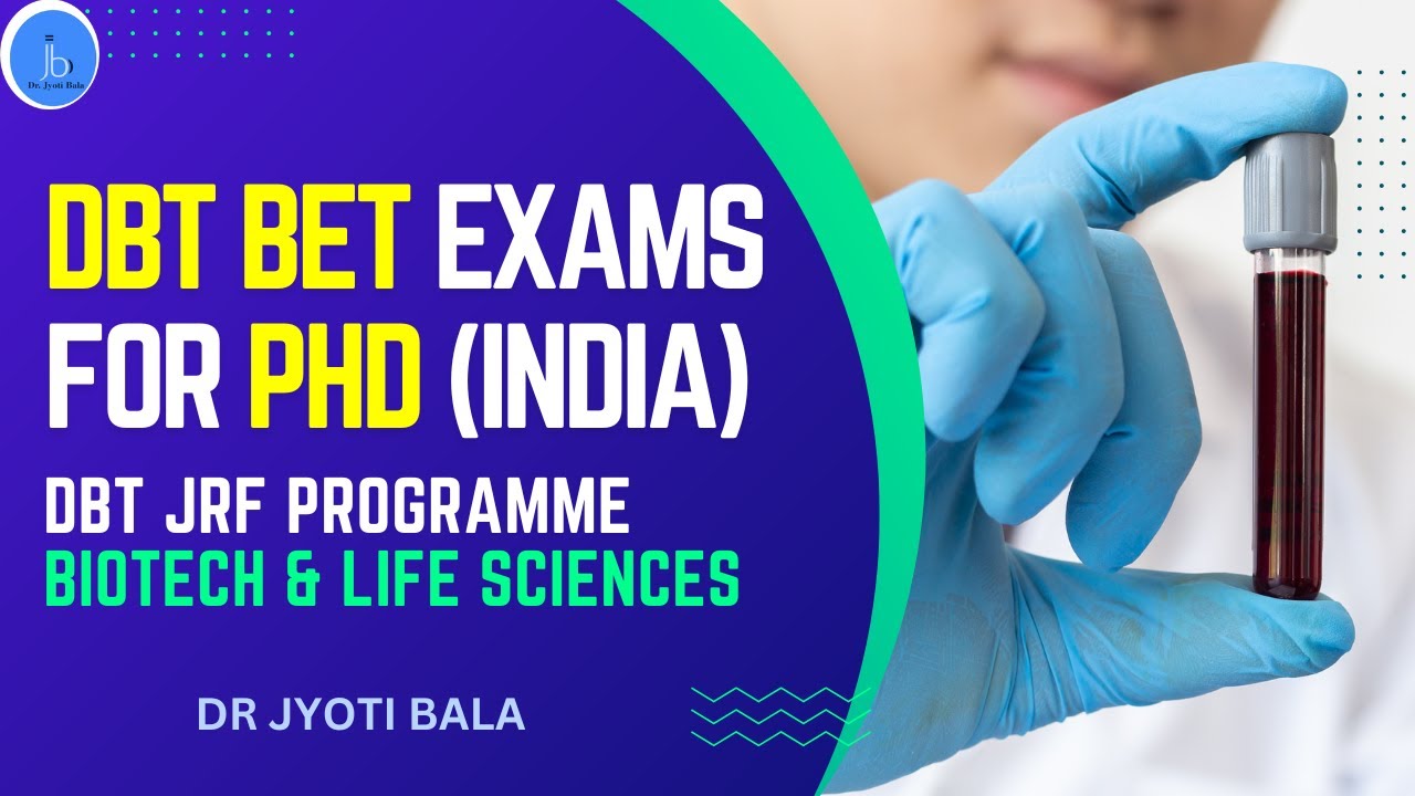 DBT BET EXAM |Biotechnology Eligibility Test (BET)|DBT JUNIOR RESEARCH FELLOWSHIP PROGRAMME| DBT JRF