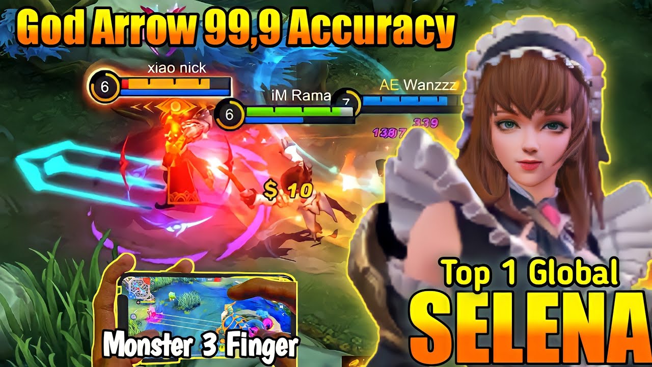 Selena Insane Arrow 99,9% Accuracy | Selena Top 1 Global | Selena Best Build - Mobile Legends