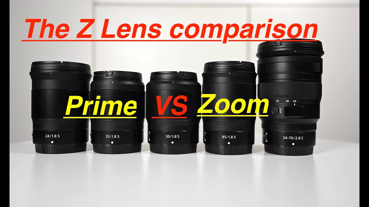 Nikon Z 24-70mm F2.8S VS Z-mount Prime lenses ! Featuring  Z24mm Z35mm  Z50mm Z85mm.