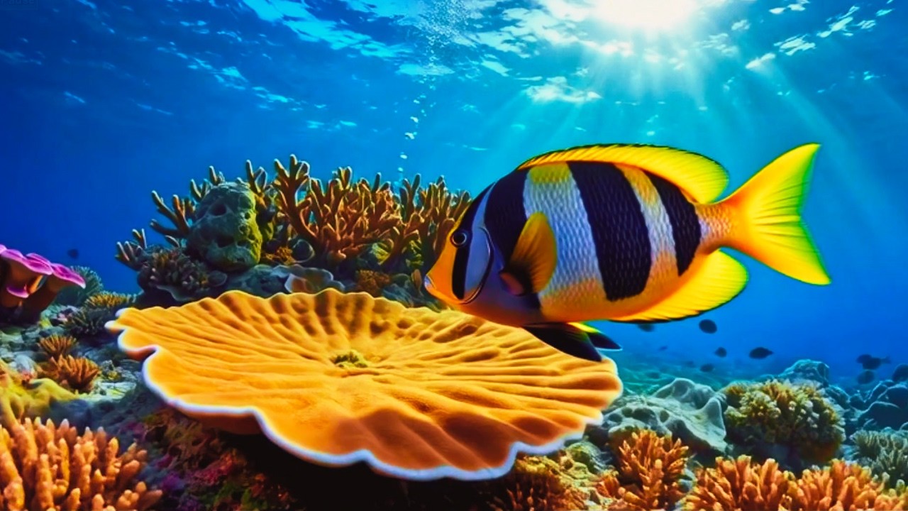 Underwater Reef Life 🌊 Tropical Fish & Coral Worlds | Cinematic Ocean Exploration
