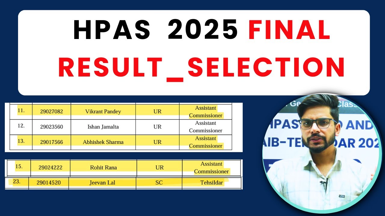 HPAS 2025_Final Result and Selection