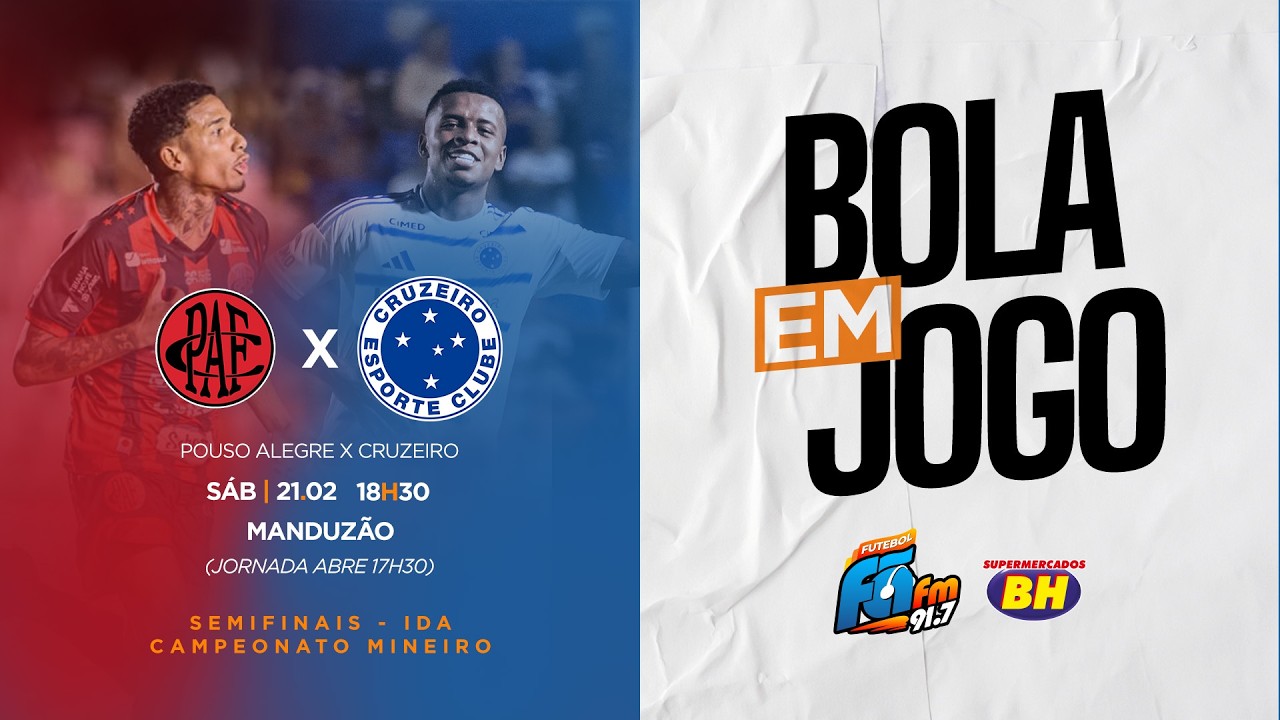 BOLA EM JOGO - POUSO ALEGRE X CRUZEIRO - 21/02/2026