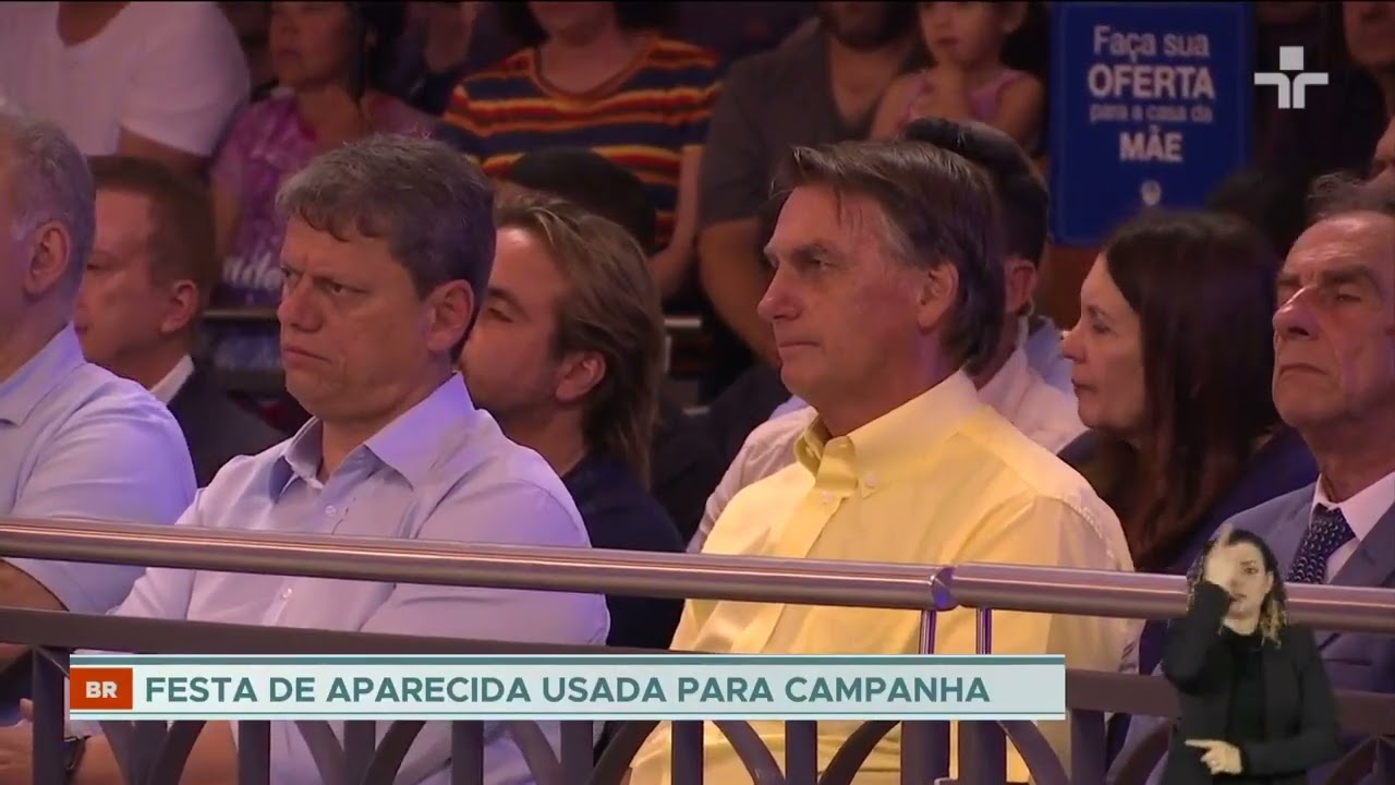Evento em Aparecida vira campanha para Jair Bolsonaro