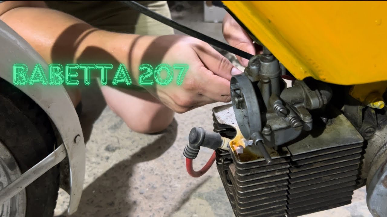 Demontáž KARBURÁTORA Babetta 207/210 (vysoké otačky)
