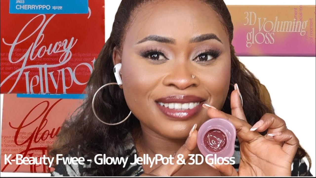 The New Viral K-Beauty Fwee Glowy Jelly Pot  & 3D Voluming Gloss Review / swatches