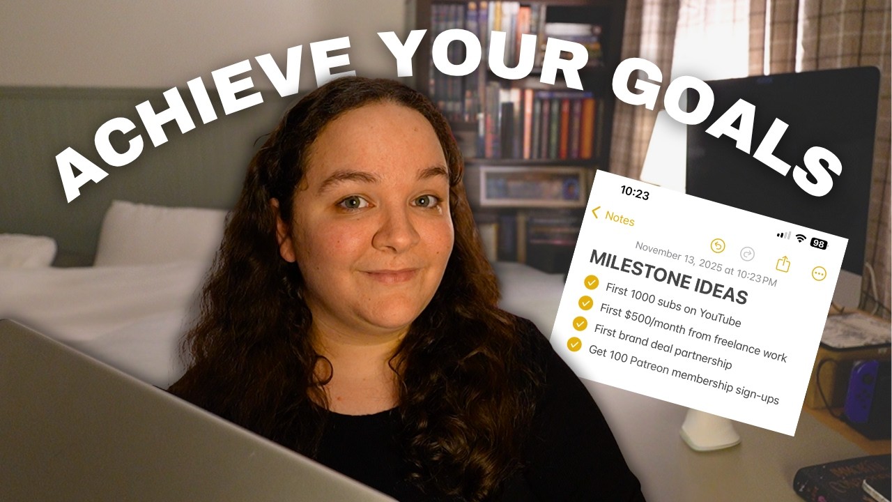 Here's how to plan + ACTUALLY achieve your art business goals in 2026