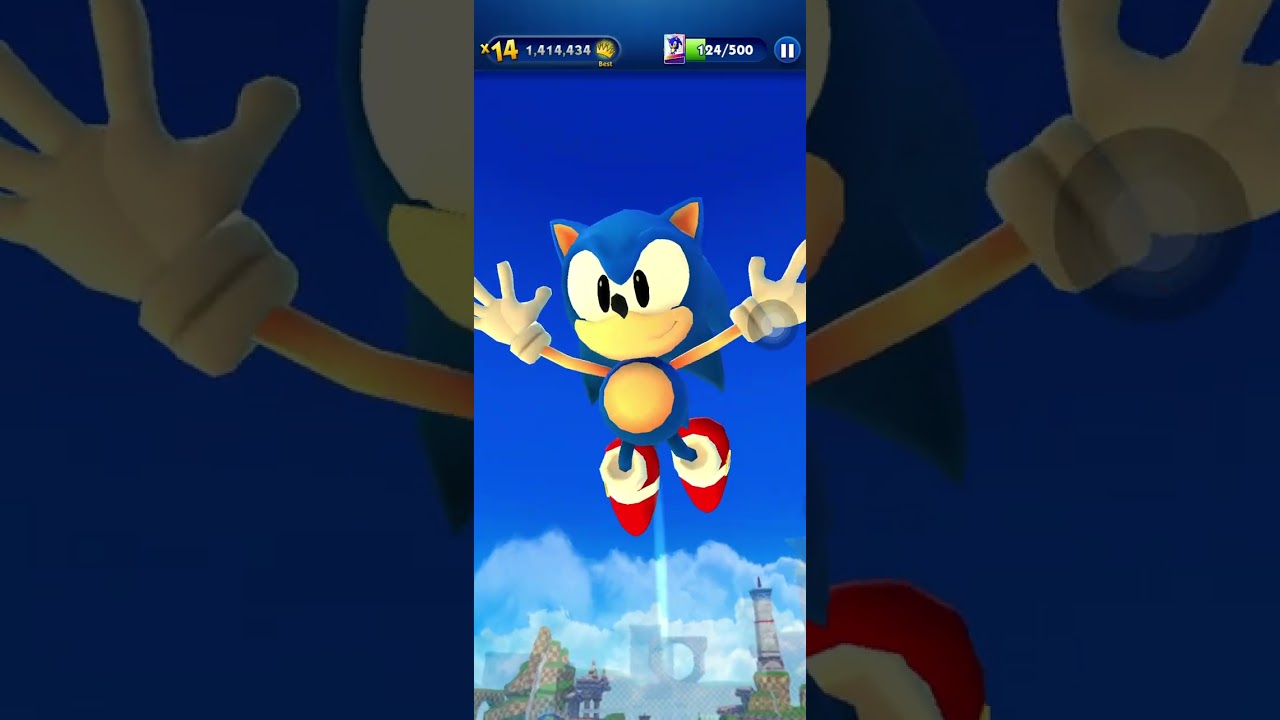 Unlocking infinite in sonic dash its my birthday by the way(not made for kids)