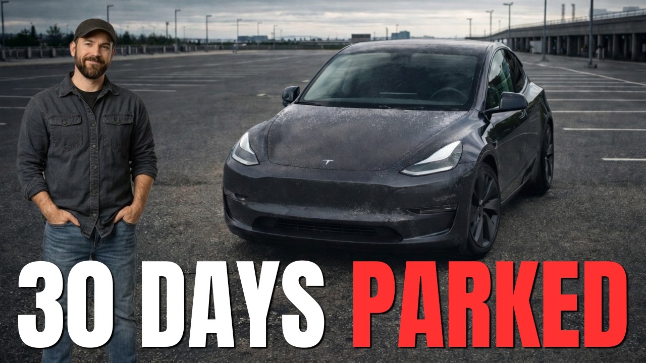 Я оставил свою Tesla припаркованной на 30 дней — результат работы батареи.