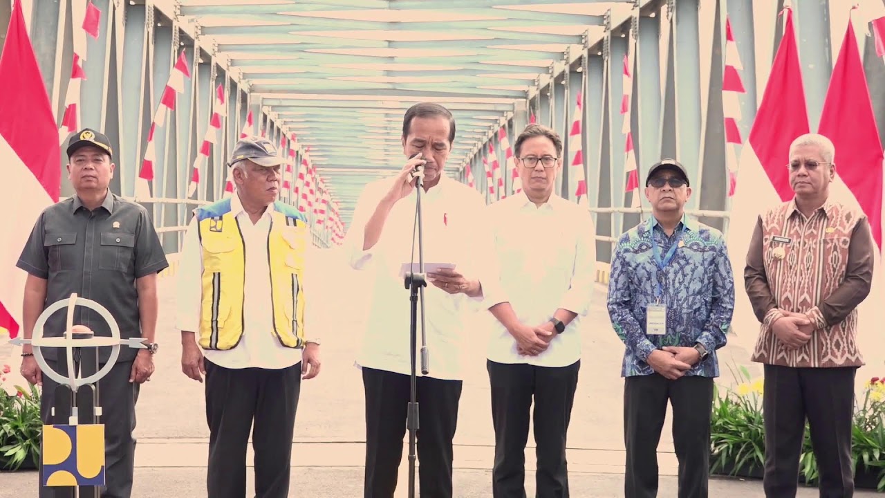 LIVE: Presiden Jokowi Resmikan Duplikasi Jembatan Kapuas 1, Pontianak, 21 Maret 2024