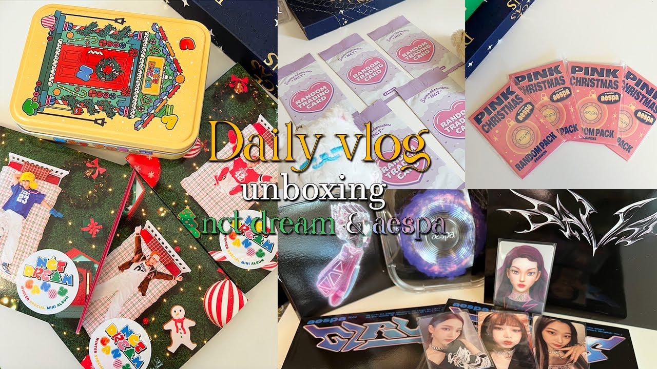 Unboxing#1 ✨📦 nct dream candy , aespa album | แกะบั้มน้องดรีมน้องเอส