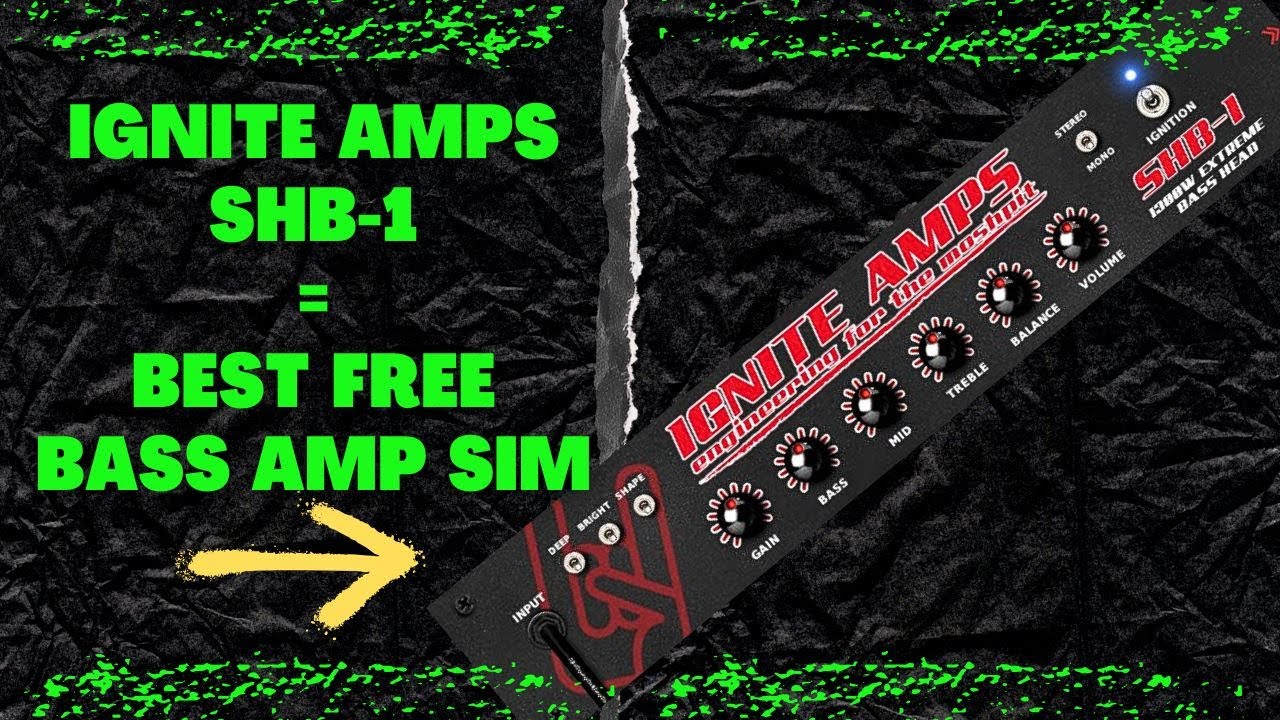 Ignite Amps SHB-1 - Бесплатный VST-плагин басового усилителя для недочеловеков!
