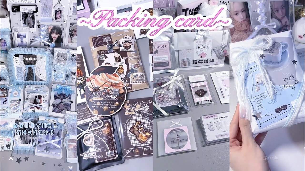 (DOUYIN) • tổng hợp các video về packing card siu xinhhh💕💌• (⁠ ⁠◜⁠‿⁠◝⁠ ⁠)⁠♡(⁠｡⁠♡⁠‿⁠♡⁠｡⁠)