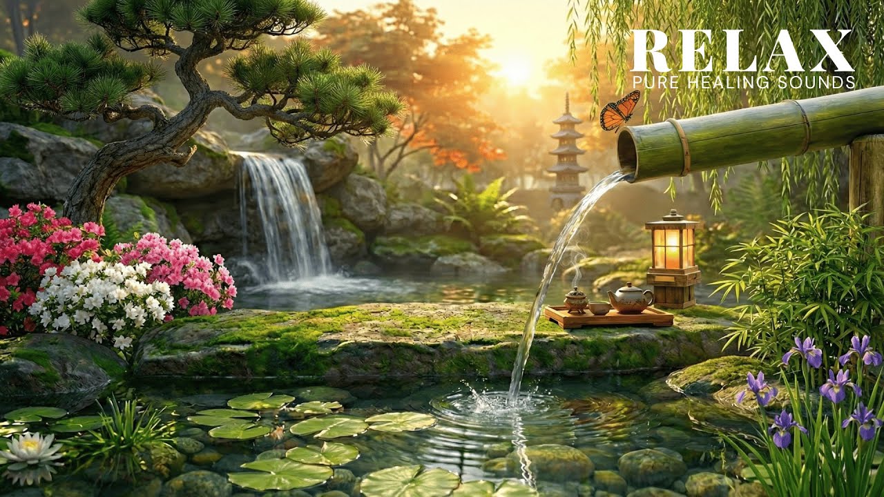 4 Hours of Zen Garden Peace ✨ Healing Music for Deep Sleep & Stress Relief Compilation