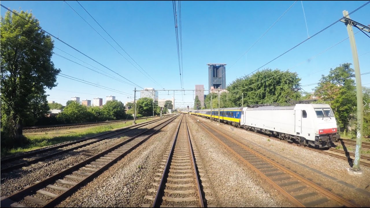 Train Cab Ride NL / Leiden – Rotterdam – Dordrecht / VIRM Intercity / May 2017