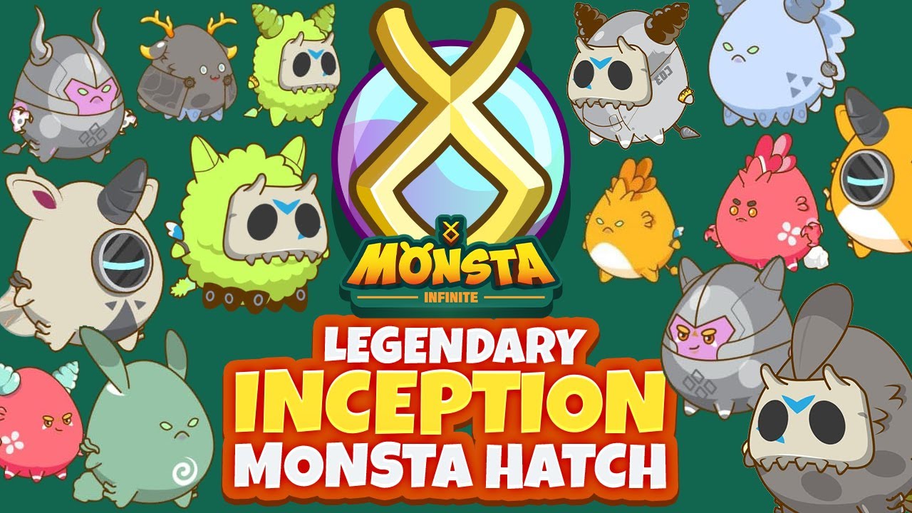 LEGENDARY INCEPTION MONSTA EGG HATCHING IS HERE NOW - MONSTA INFINITE MARKETPLACE MONSTA WALLET