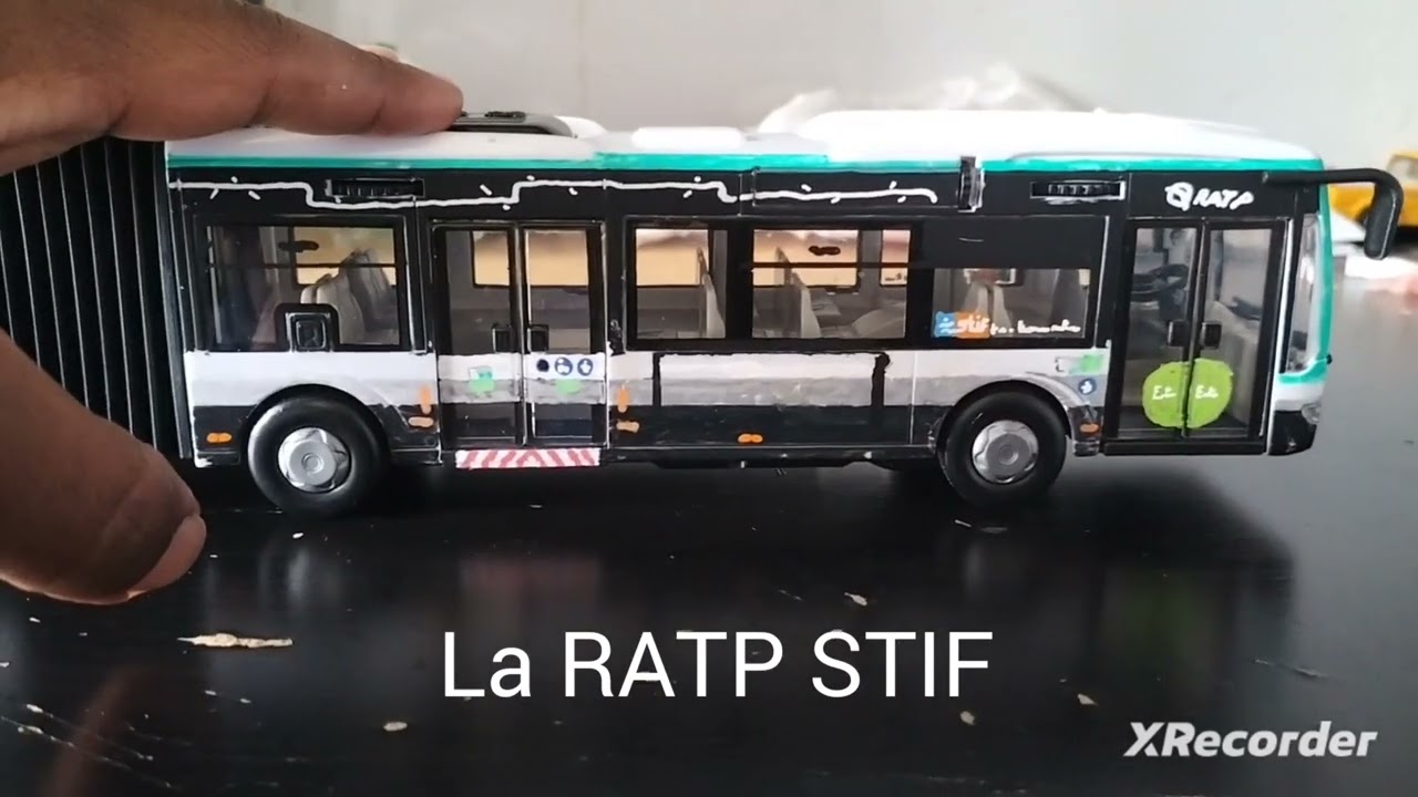 Mes custom des Buses Réseau parisiens Île de France régional du Chef est finie 😁😉🤝