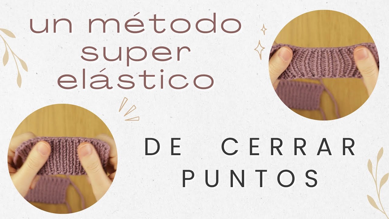 Cómo cerrar puntos de tal manera que el borde se estire mucho. Punto elástico a dos agujas