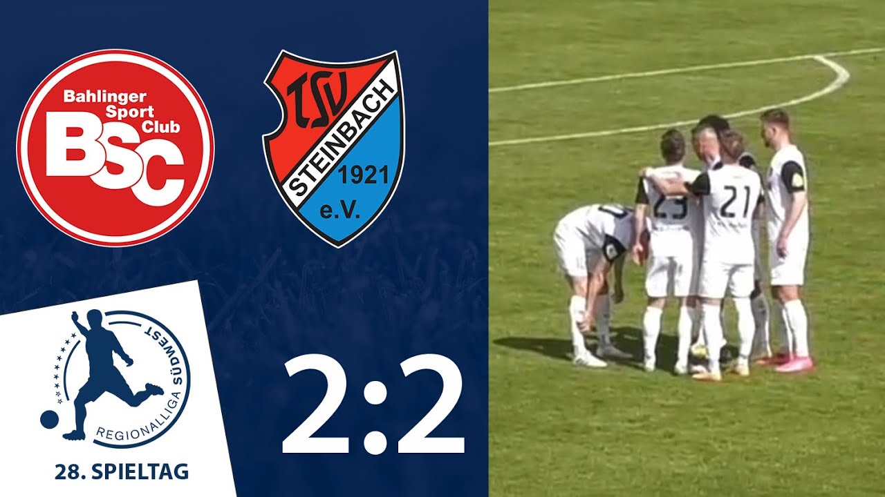 Wichtiger Punkt für Steinbach | Bahlinger SC - TSV Steinbach Haiger | 28. Spieltag RLSW