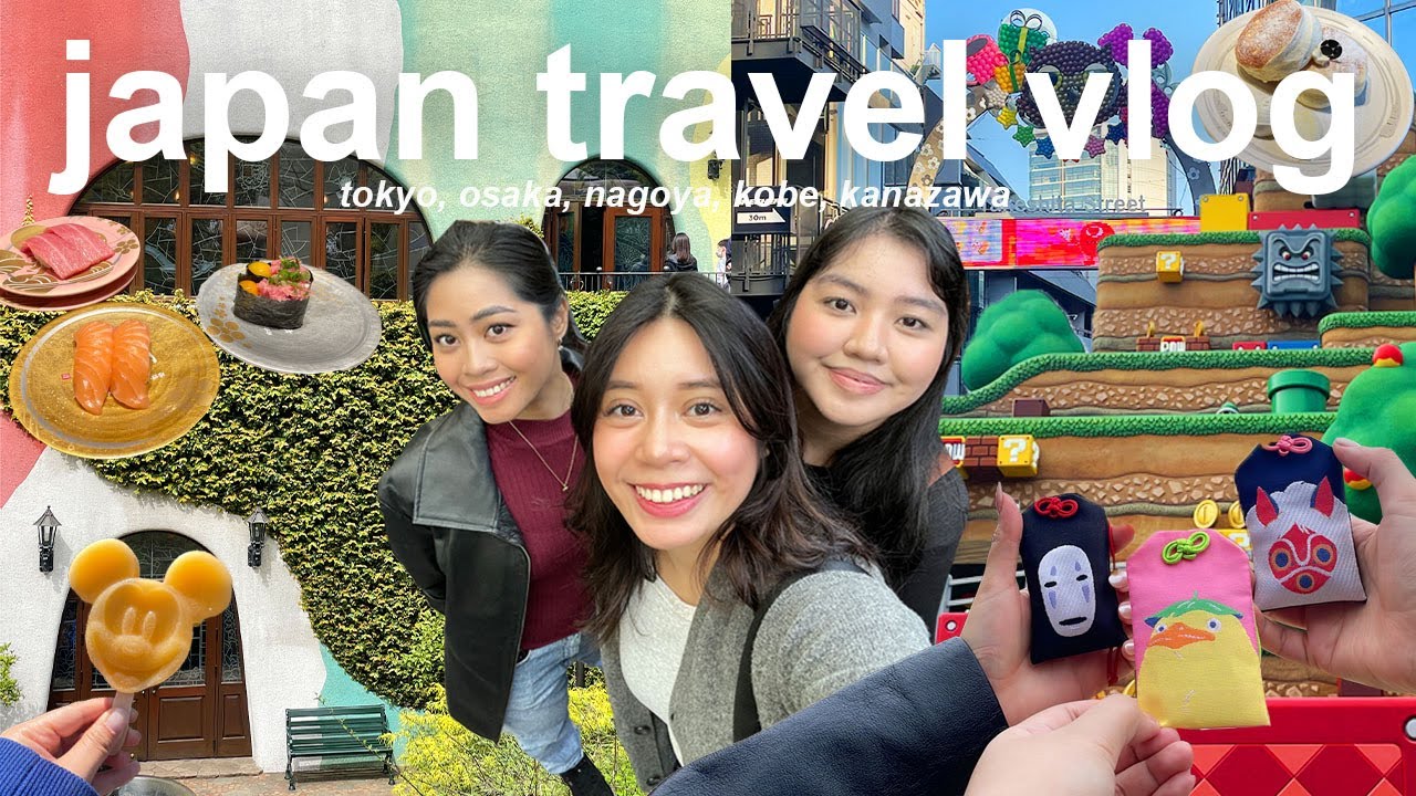 Japan Travel VLOG 2023 ✈️ Tokyo, Nagoya, Osaka, Kobe, Kanazawa