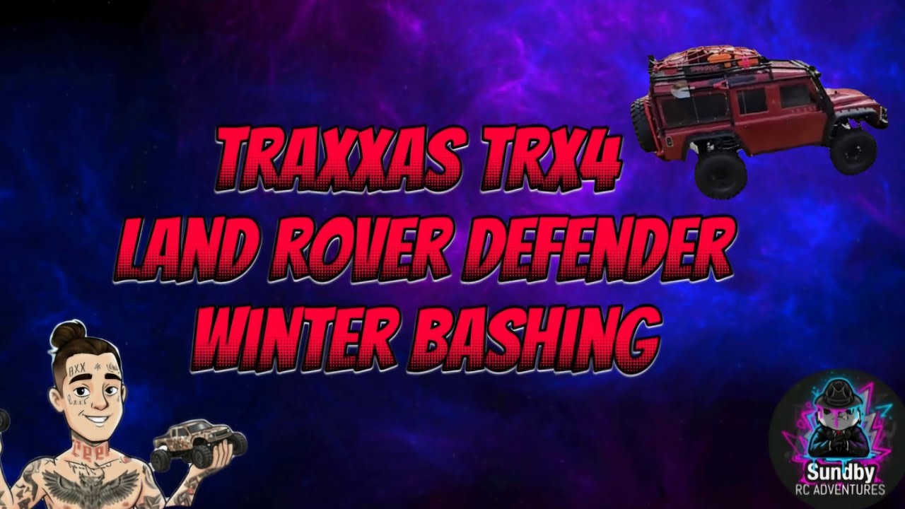 | Traxxas TRX4 Land Rover Defender Winter Bashing In Norway🥶🥶 |#traxxas#rccar#trx4#yt#creator#viral 