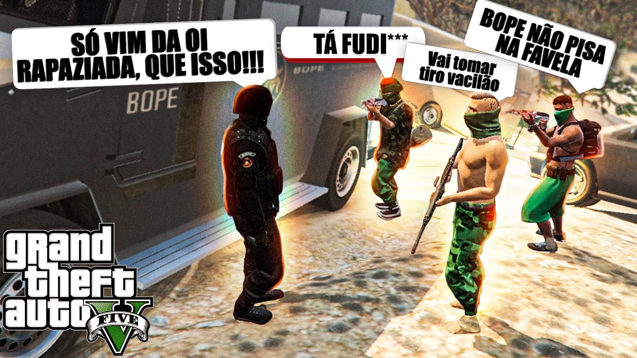 ENTREI NA FAVELA DE POLICIAL DO BOPE NO GTA RP E ISSO ACONTECEU !!