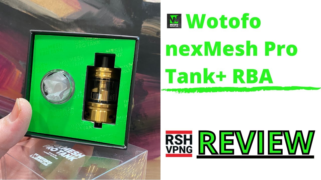 💎nexMesh Pro Tank+ RBA by Wotofo💎...vieeeel Platz in der RBA!