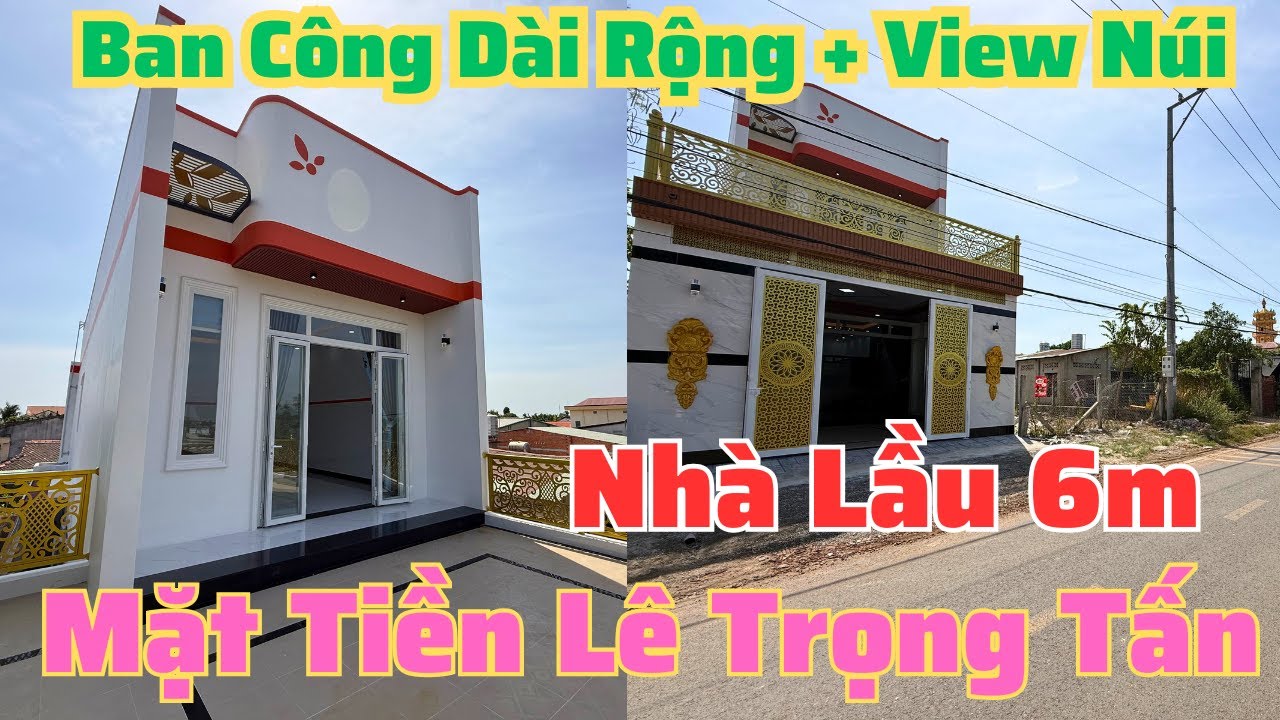 Nhà Lầu Mặt Tiền Đường Lê Trọng Tấn - 3 Phòng Ngủ Đều Có Toilet Ban Công To - View Núi Bà Đen | 515N