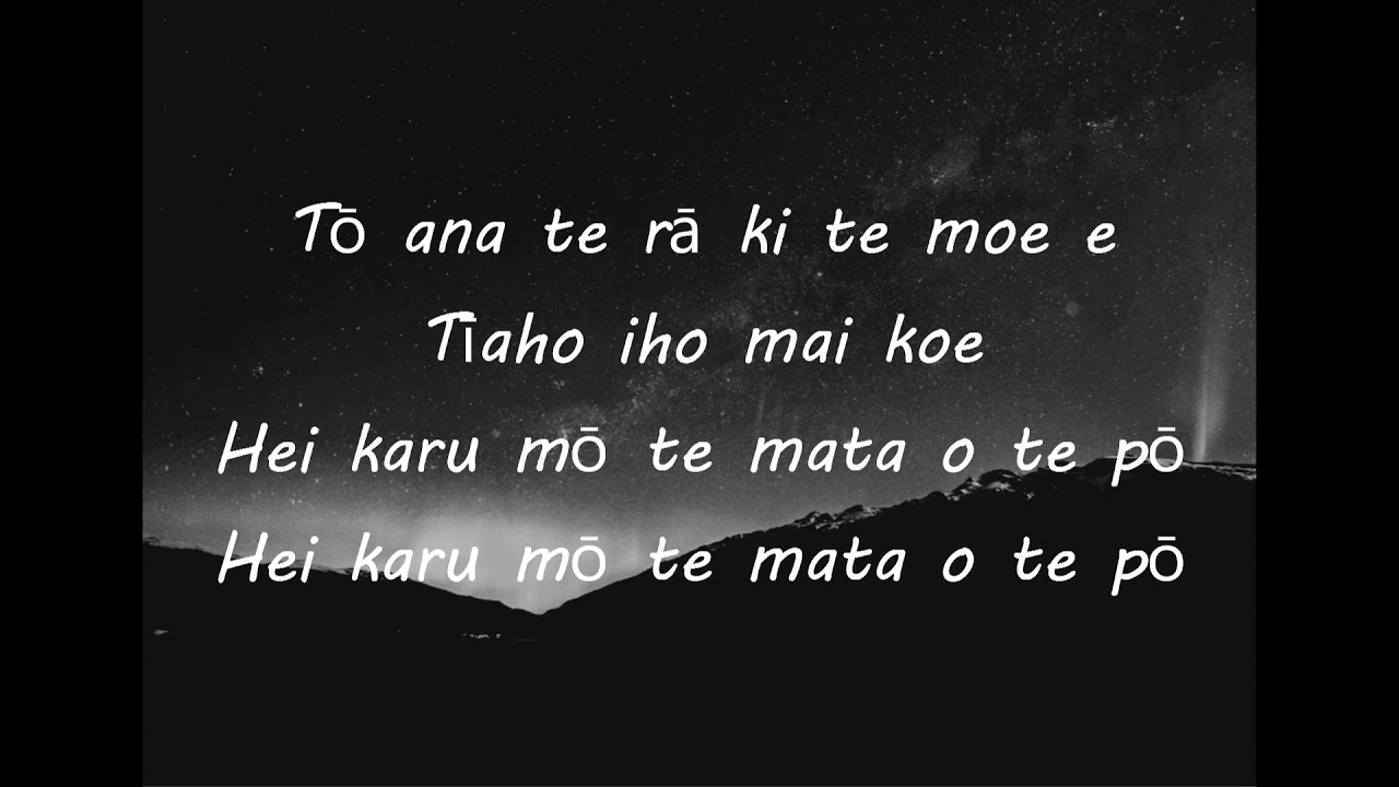 Whiti Te Marama lyrics