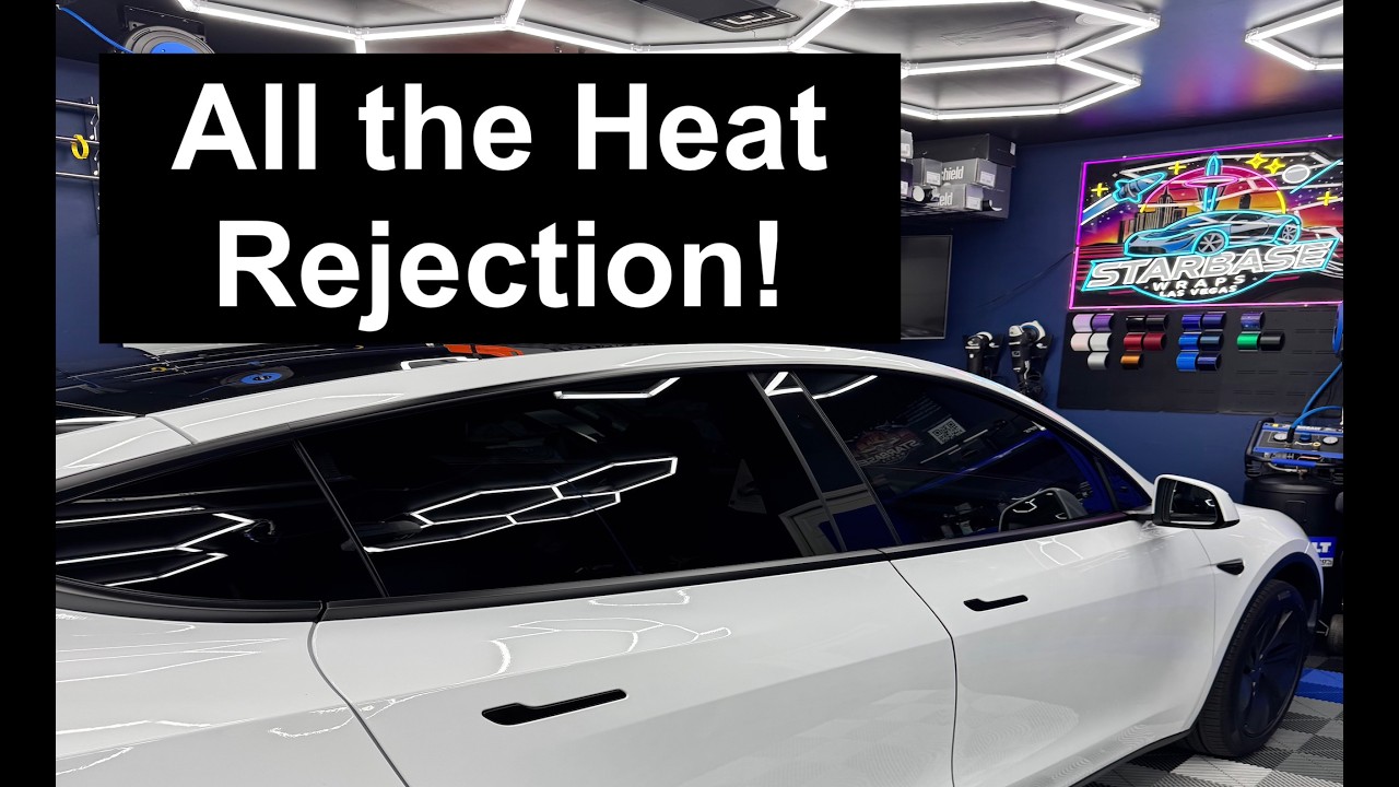 15% Rear, 20% Front, & 50% Windshield Ceramic Tint on a 2026 Tesla Model Y