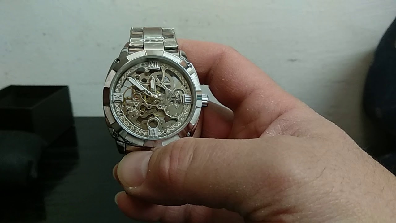 FORSINING GMT1076-8 SKELETONIZED AUTOMATIC WATCH UNBOXING