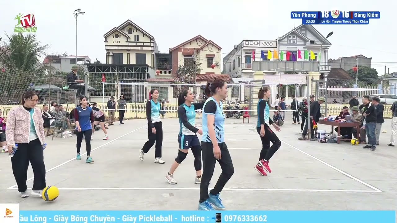 ( Idol Nguyễn Hải Yên Phong Quyết Đấu Dàn Kinh Kông Của Huyền Châu ) Giải Thôn Chằm 💐🏐💥