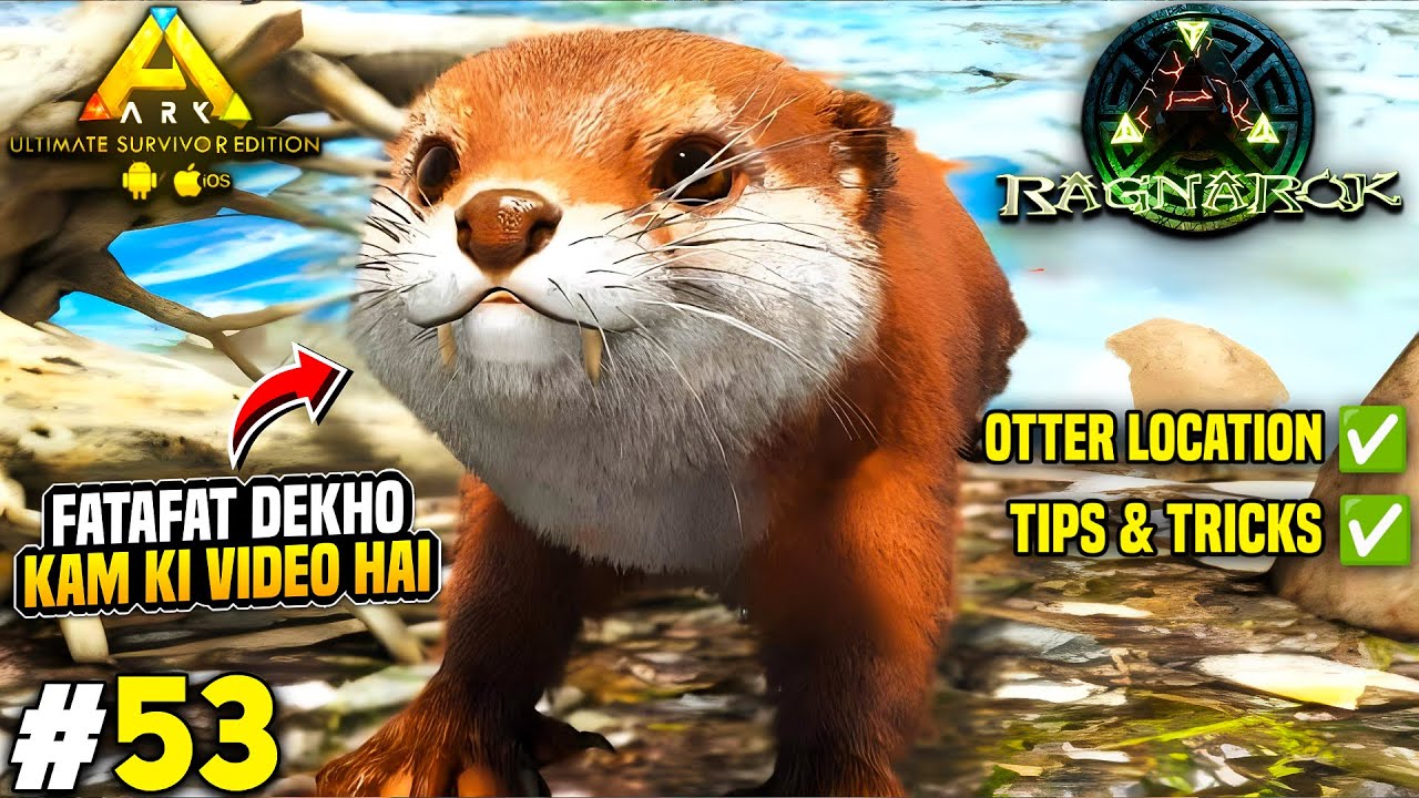 Tame Cutest Otter 🦦 Tame Ark Unlimited Mobile Edition Reganarok #53