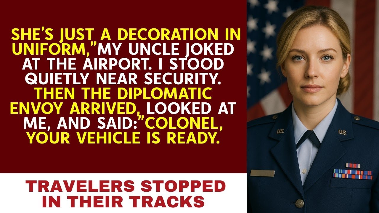 They Said I Was Just a Decoration in Uniform — Until the Envoy Addressed Me as Colonel