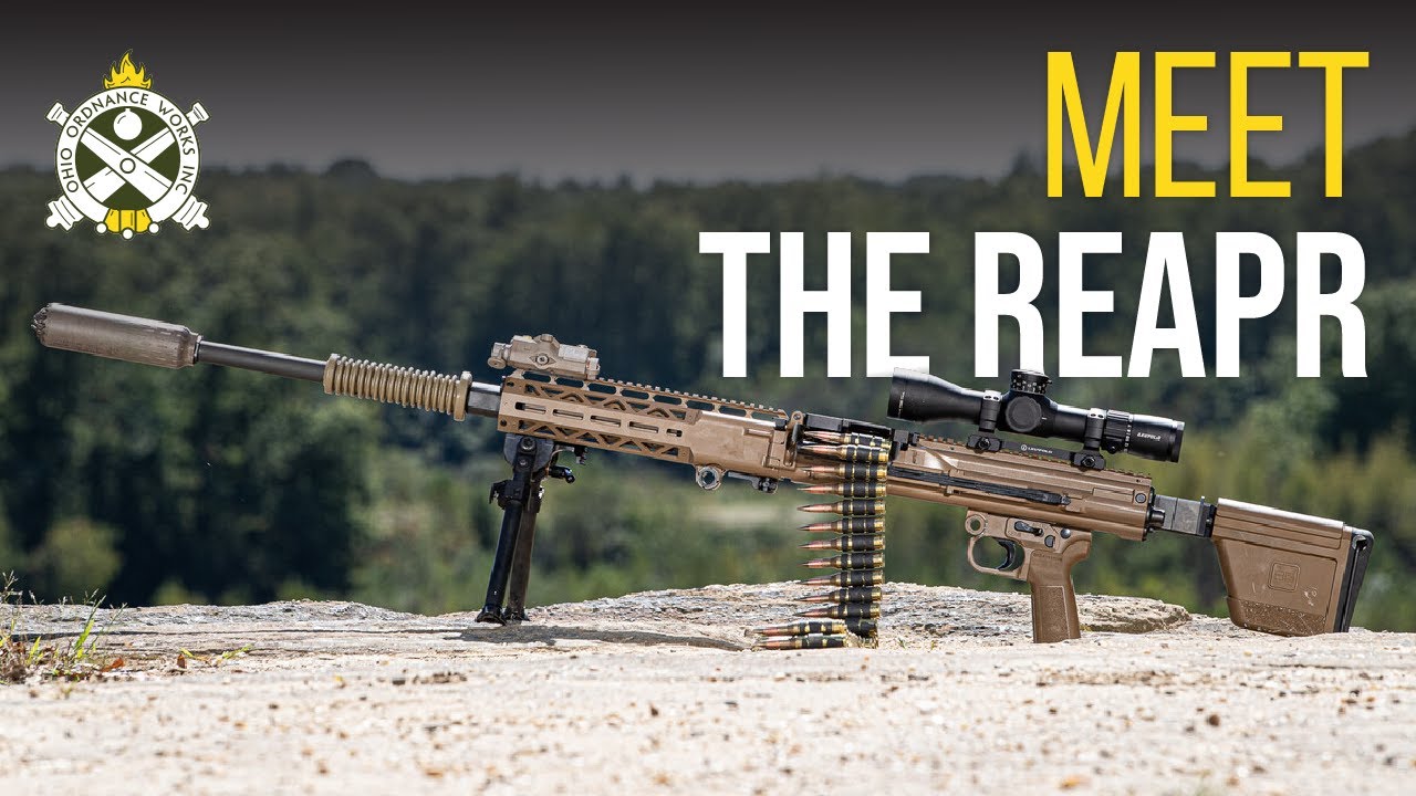 Представляем пулемет Ohio Ordnance REAPR .338NM с ленточным питанием