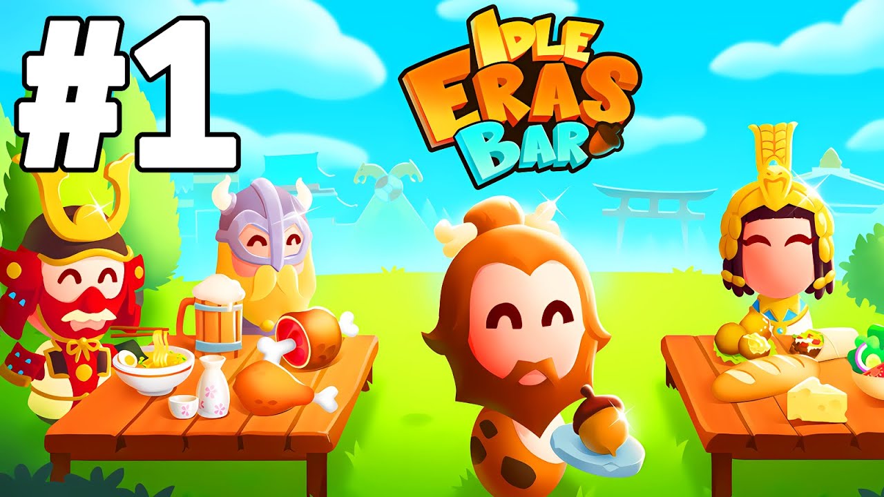 Idle Eras Bar: Food Tycoon Part 1 Gameplay Walkthrough | iOS, Android, Simulation Game