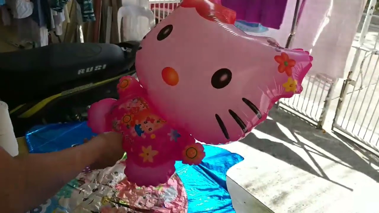 How to inflate Hello Kitty Helium Balloon?