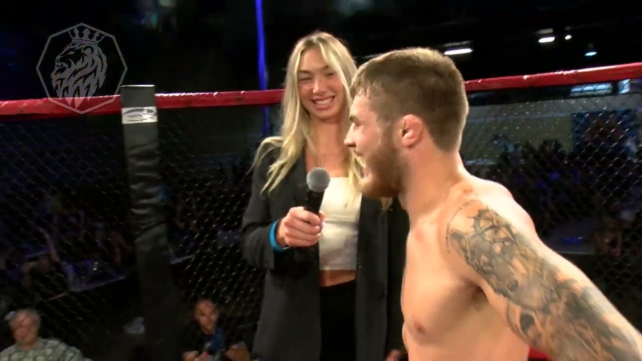 ECC XII - Hannah Maddux Post Fight Interview  with New Featherweight Champion Logan Tillman