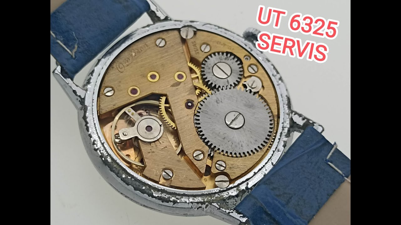 SERVIS  mehaničkog ručnog sata OMIKRON 21 RUBIS UT 6325 / manual winding watch assembly