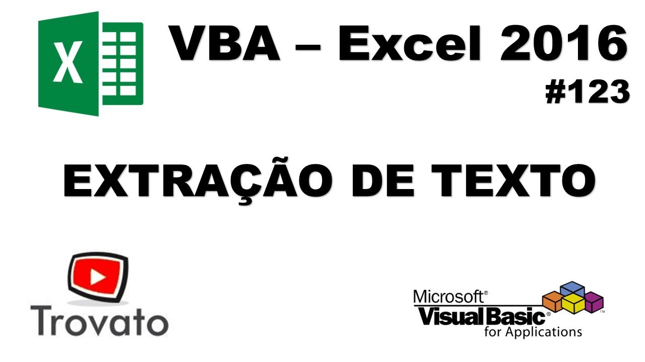 #123 - Excel VBA - Extração de textos avançada (Tira dúvidas)