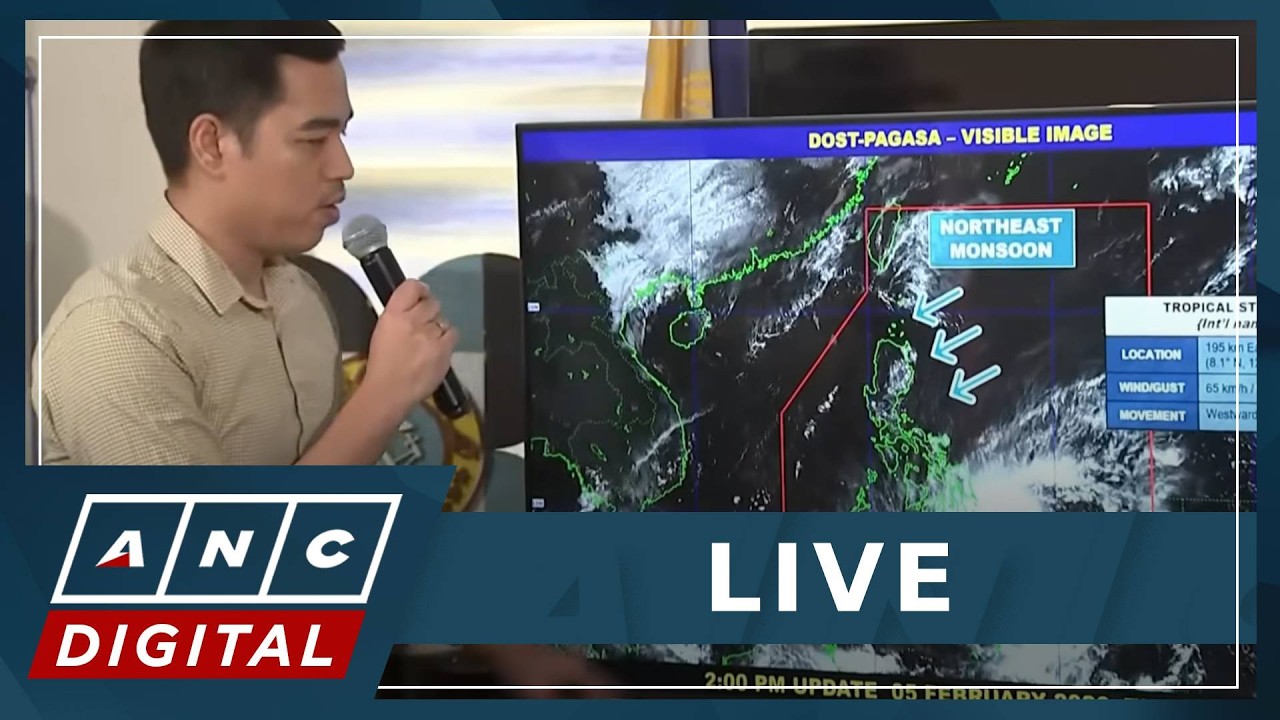 LIVE: PAGASA gives latest updates on Tropical Storm #BasyangPH