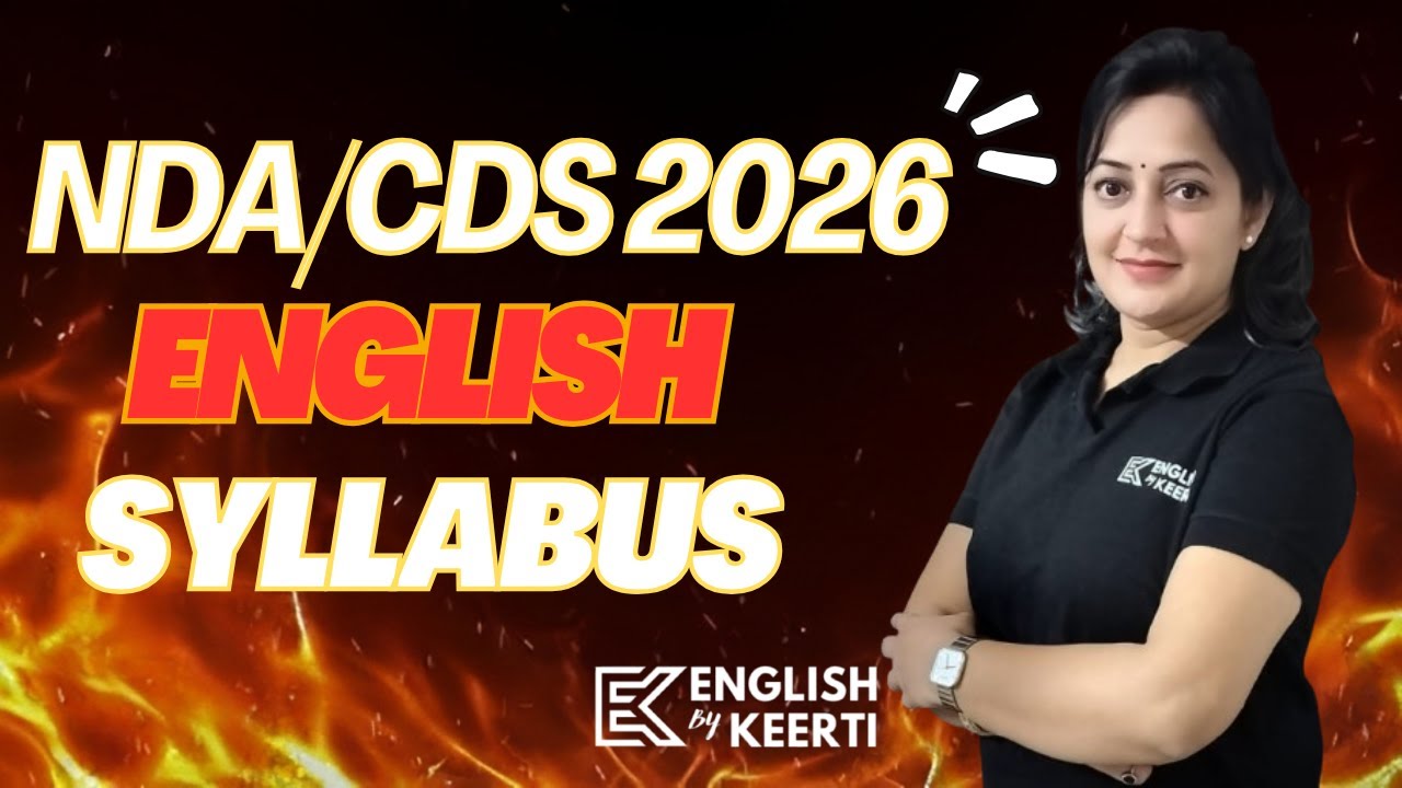 NDA/CDS 2026 English Syllabus &ndash; Start Your Preparation Today!