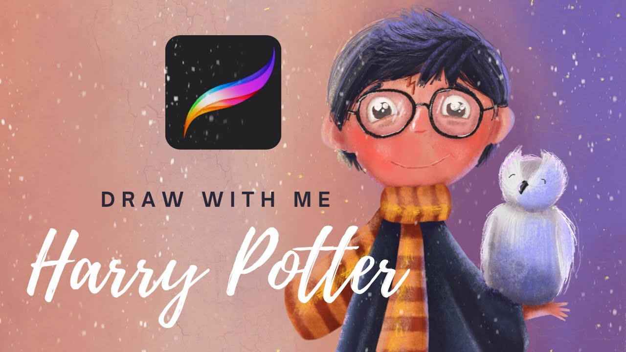 Harry Potter Digital Illustration ⚡🪄 | Procreate Timelapse Drawing #digitalart #harrypotter #art 