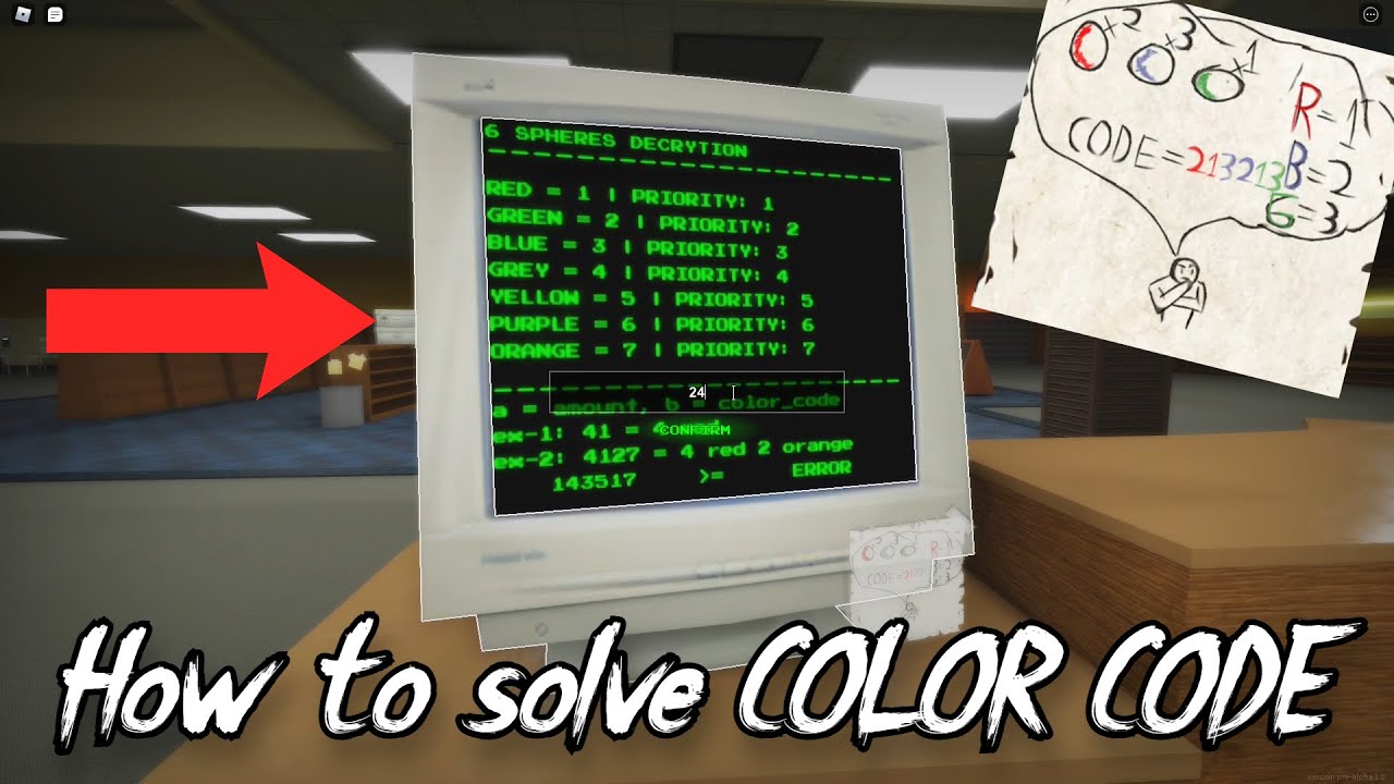 Apeirophobia - How to beat Level 7 (COLOR CODE) [Roblox]