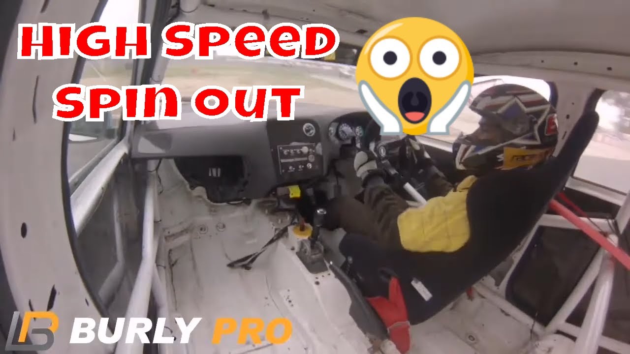 High speed spin out in Burly Pro GTi Challenge Racing