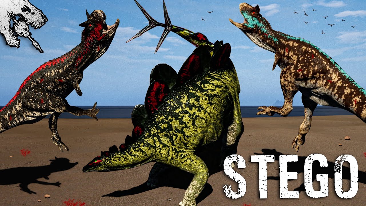 2 AUF EINEN STREICH ☠️🩸 Überleben als STEGOSAURUS 🦕 - The Isle
