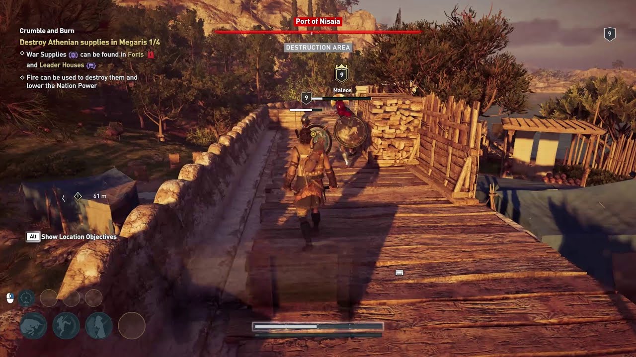 [*/\*] Assassin's Creed Odyssey - Megaris - Port of Nisaia-Kill the guards and release the prisoners