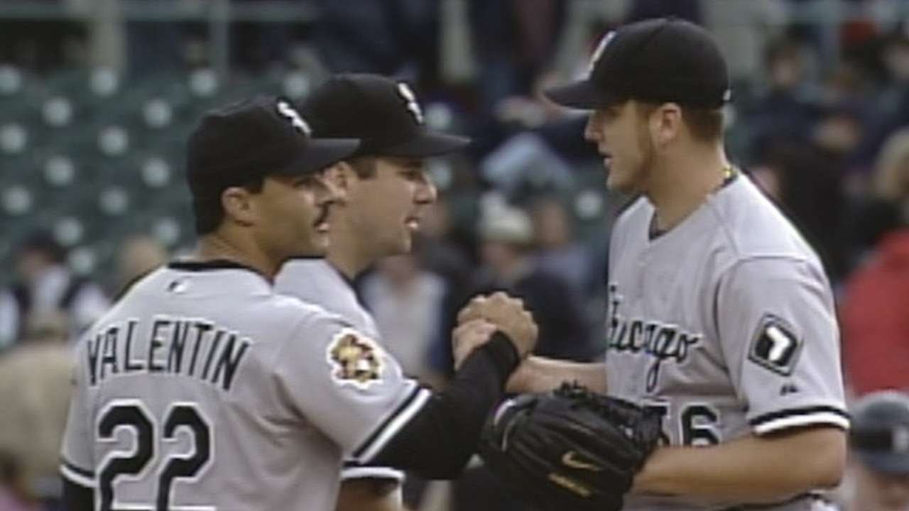 Mark Buehrle completes his first career shutout