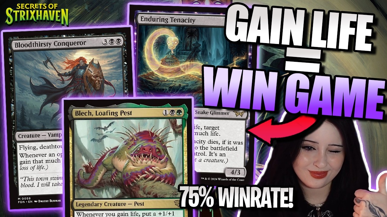 MY FAVORITE STANDARD COMBO DECK!🖤 | Infinite Lifegain Combo | MTG Arena