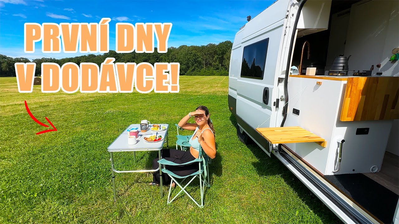VYRAZILI jsme v OBYTN&Eacute; DOD&Aacute;VCE na CESTU po EVROPĚ! [vanlife]