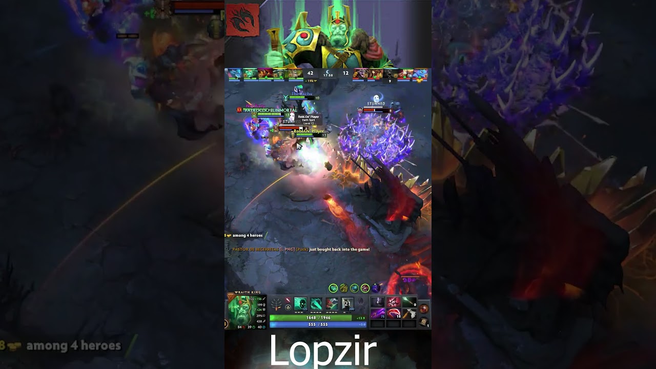 hero Wraith King &rdquo; on the enemy team be like👌🏻